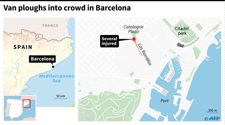 The deadly van attack took place on Las Ramblas, Barcelona's most famous street